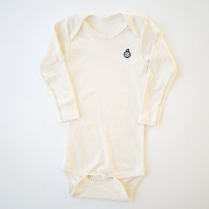 The Everyday Long-Sleeve Bodysuit in Natural White