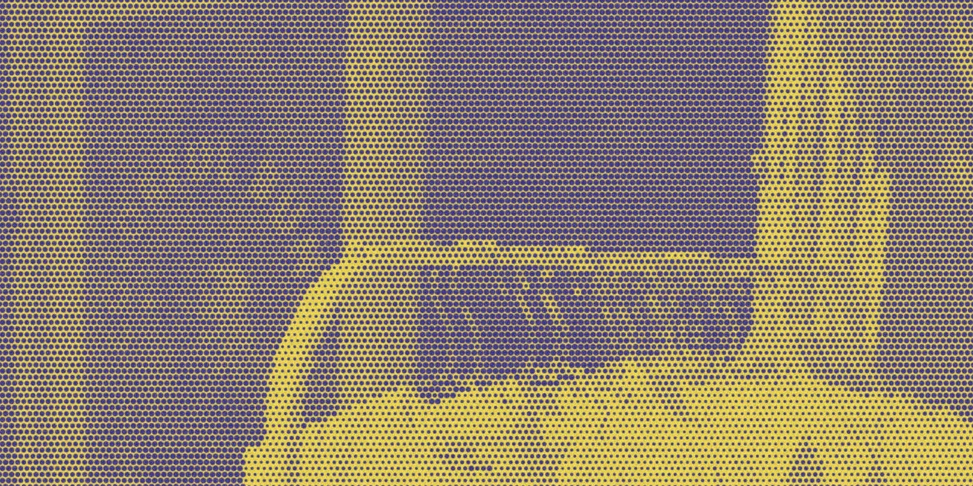 A rack of kids tees outside Colorful Bunch in San Francisco; a bold Paper halftone photo treatment