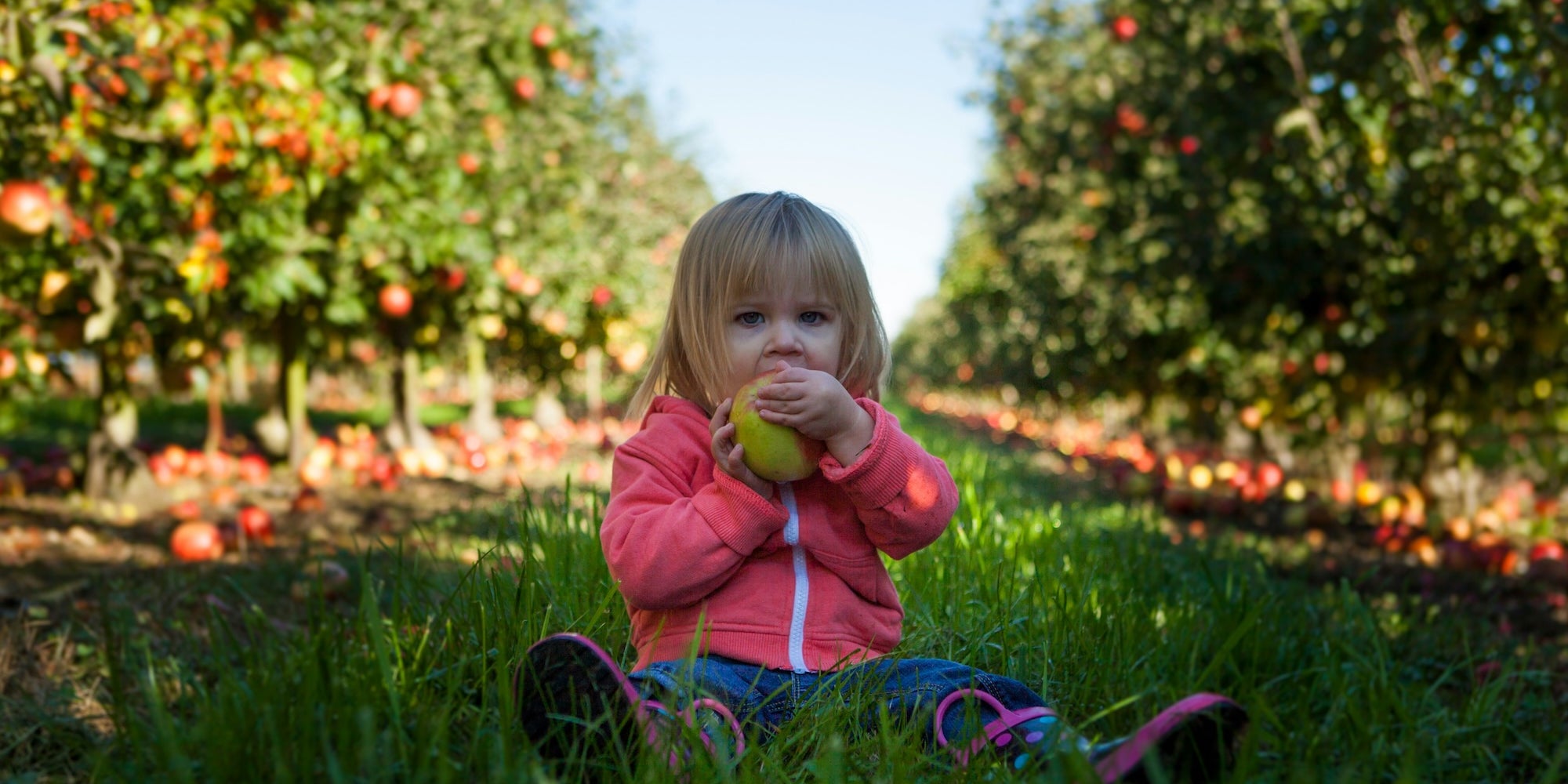 family partaking in mindful eating