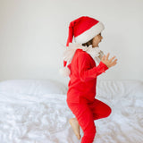 Red Holiday Elf Pajama Costume, Santa Costume