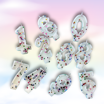 Birthday Number Candles: Digits, Size &amp; Card Pairings