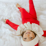 Red Holiday Elf Pajama Costume, Santa Costume