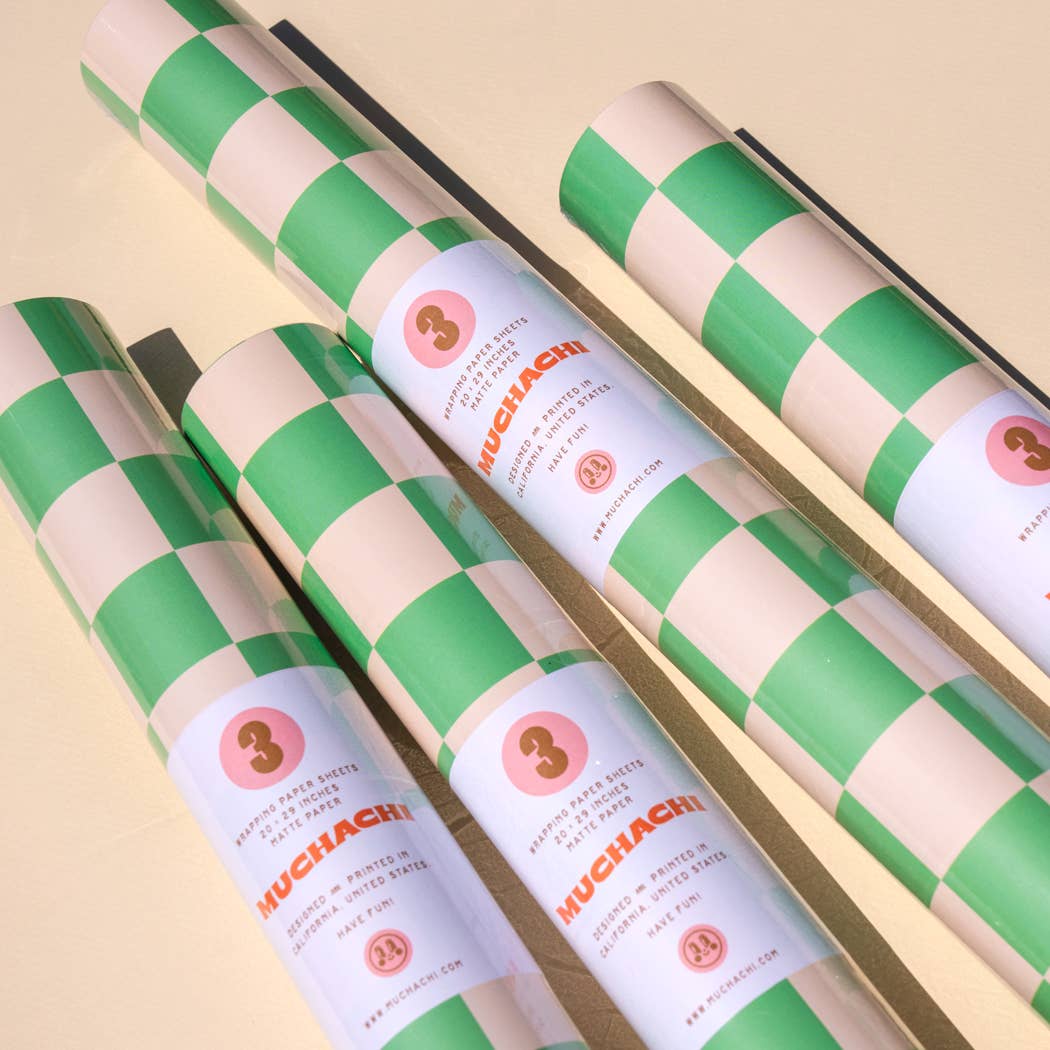 Muchachi - Limón Wrapping Paper - Roll of 3 Sheets