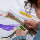 elseware unplug / eco-kids - Beeswax Crayons - Triangle - 8 Natural & Non-Toxic Colors