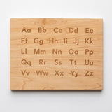 Wooden Alphabet Board & Stand • Modern A-Z Design & Decor