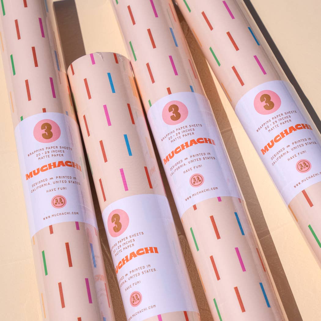 Muchachi - Capirotada Wrapping Paper - Roll of 3 Sheets