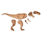 The Serious Toy Company - Wooden Tyrannosaurus Dinosaur with Magnetic Joints