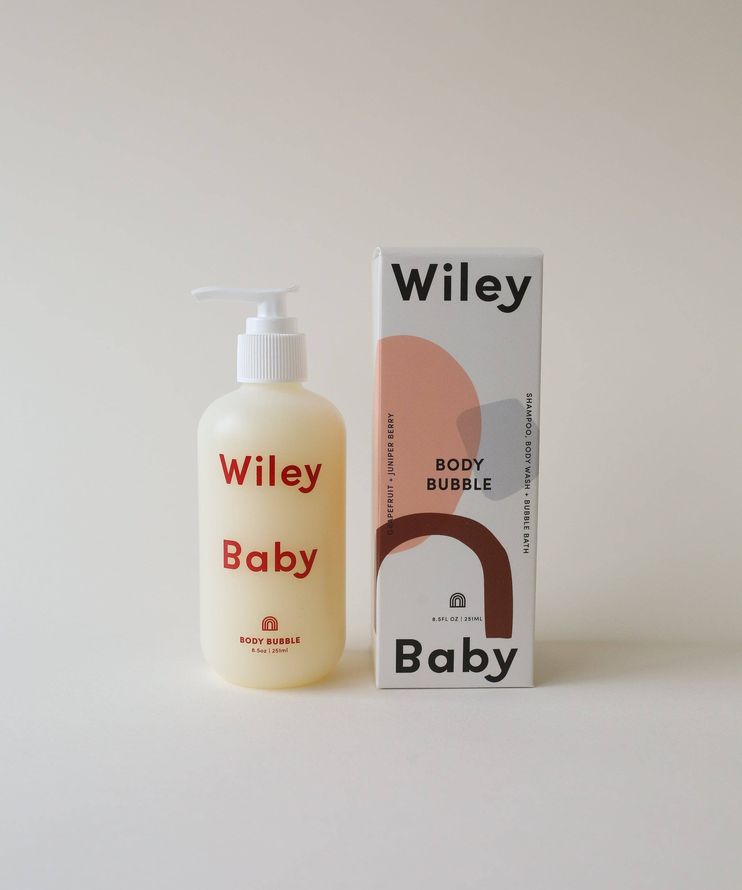 Wiley Body - Baby Body Bubble | 3-in-1 Shampoo, Body Wash & Bubble Bath