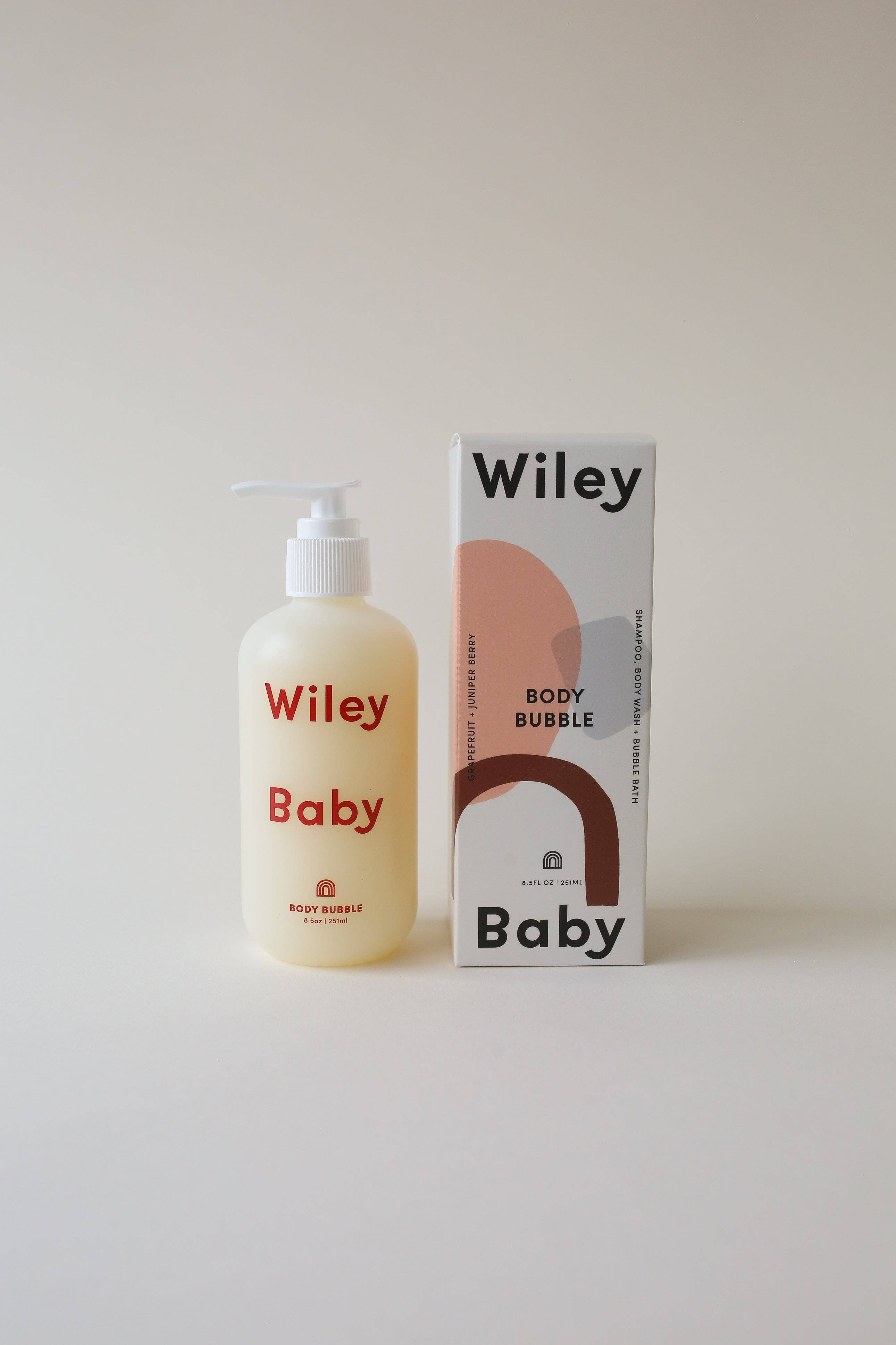 Wiley Body - Baby Body Bubble | 3-in-1 Shampoo, Body Wash & Bubble Bath