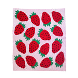 Fruit Salad Throw blanket - Strawberries