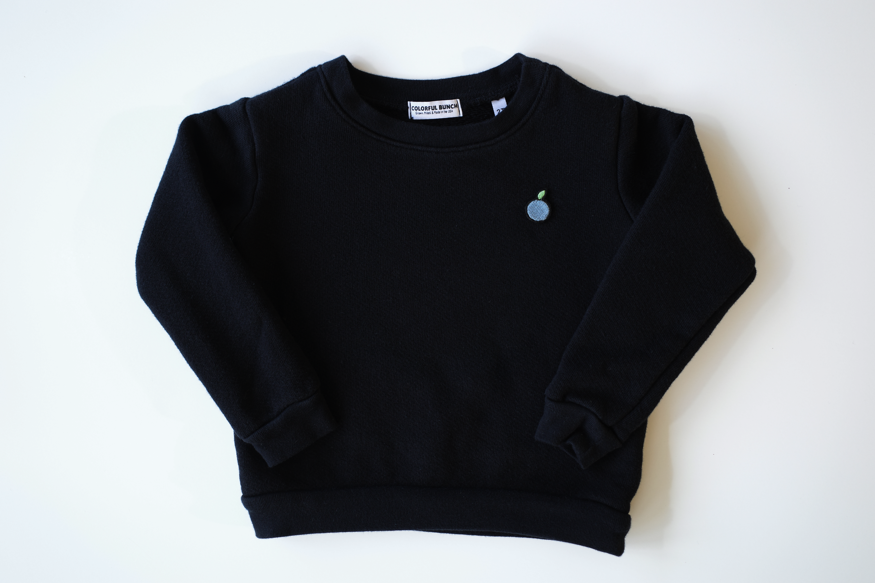 The Everyday Kids Pullover in Washed Black