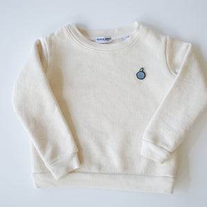 The Everyday Kids Pullover in Natural White