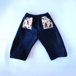 Baby and Toddler Denim Jeans with Vintage Patch Pockets – Made in USA