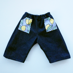 Baby and Toddler Denim Jeans with Lemon Patch Pockets – Made in USA
